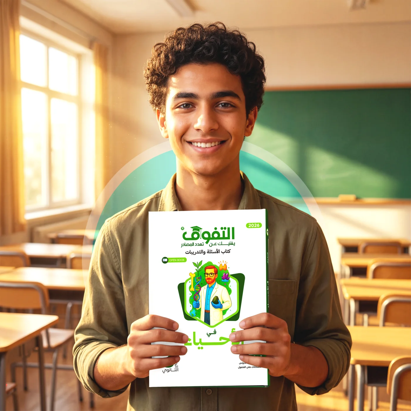 طالب يتفوق مع كتاب التفوق
